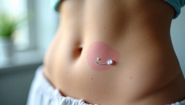 Comment réagir lorsque le fil résorbable dépasse de la cicatrice ?